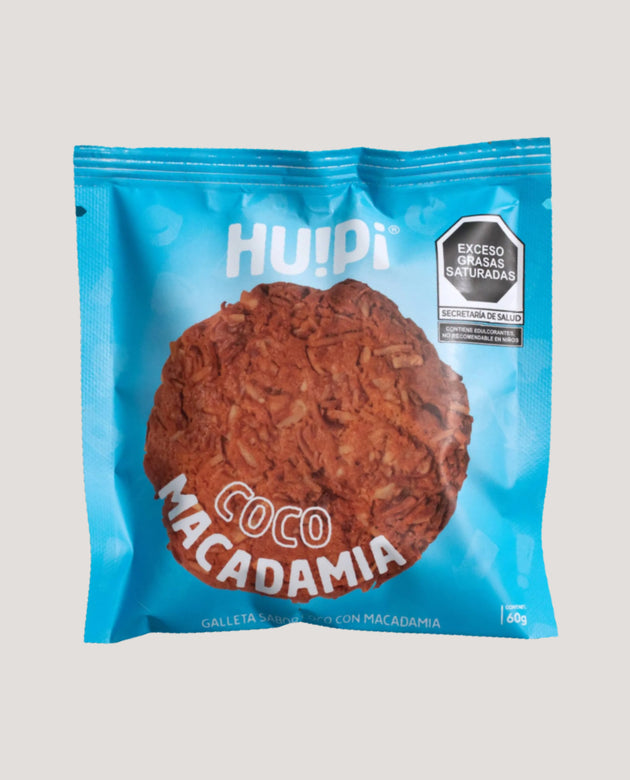 HUIPI GALLETA COCO MACADAMIA