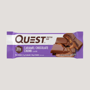 QUEST BARRITA PROTEÍNA CARAMEL CHOCOLATE CHUNK