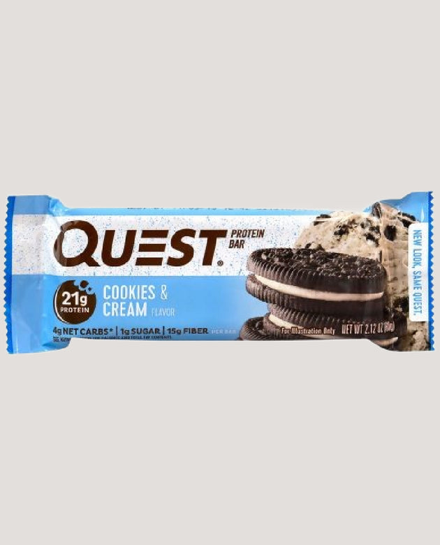 QUEST BARRITA PROTEÍNA COOKIES AND CREAM