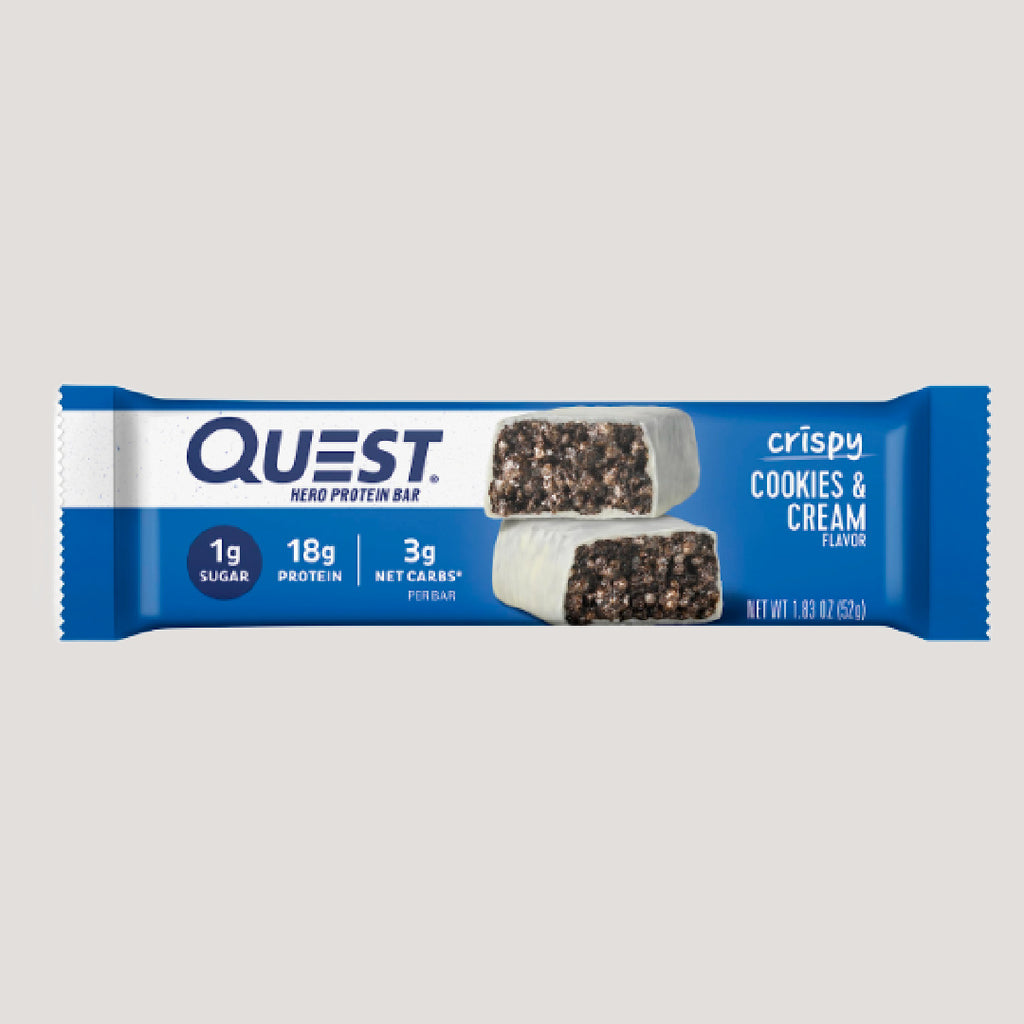 QUEST BARRITA PROTEÍNA CRISPY COOKIES AND CREAM