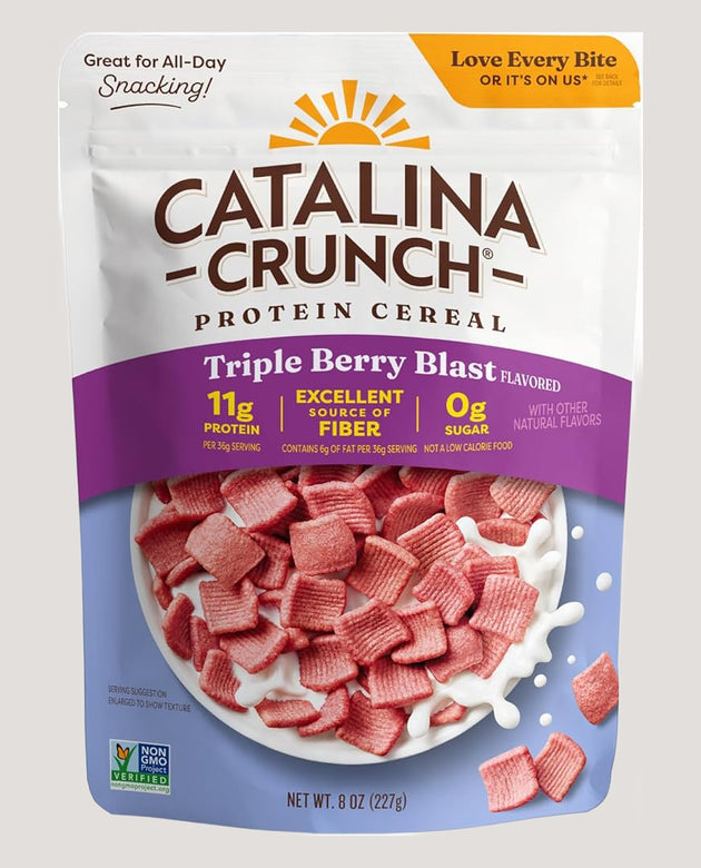 CATALINA CRUNCH CEREAL TRIPLE BERRY BLAST