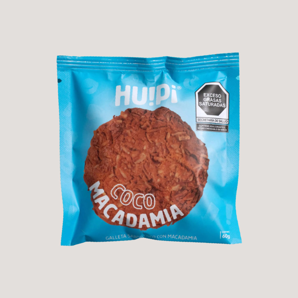 HUIPI GALLETA COCO MACADAMIA