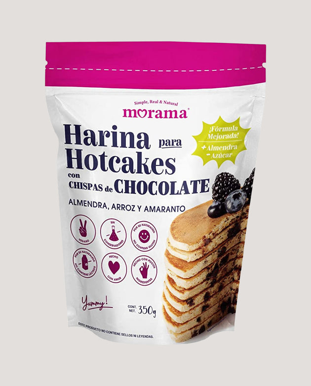 MORAMA HARINA PARA HOTCAKES CON CHOCOLATE