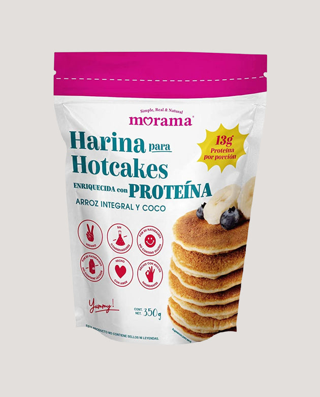 MORAMA HARINA PARA HOTCAKES CON PROTEÍNA