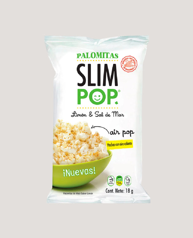 SLIM POP PALOMITAS LIMÓN Y SAL DE MAR