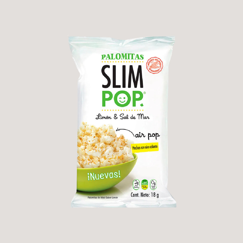 SLIM POP PALOMITAS LIMÓN Y SAL DE MAR