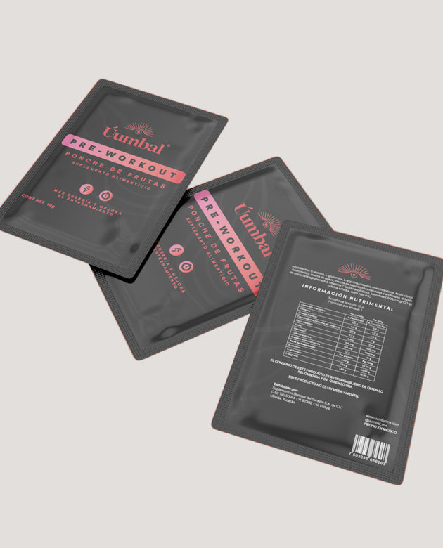 KIT 10 SACHETS PRE-WORKOUT PONCHE DE FRUTAS