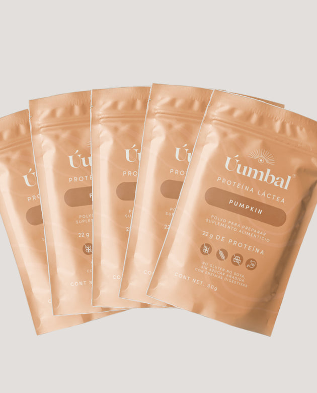 KIT 5 SACHETS PROTEÍNA LÁCTEA PUMPKIN