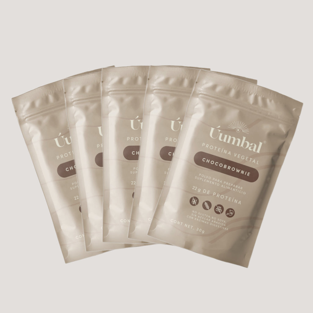 KIT SACHETS PROTEÍNA VEGETAL CHOCOBROWNIE