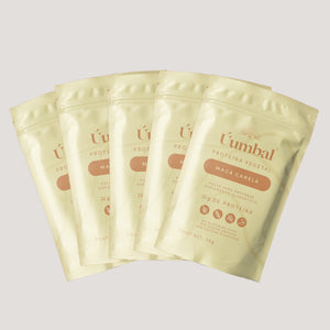 KIT SACHETS PROTEÍNA VEGETAL MACA CANELA